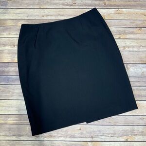 Le Suit Petite women's straight Pencil skirt black zip closure Plus size 16P